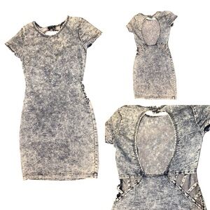 Cut out back mini dress